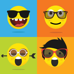 Quality Emoticons Set of Emoji