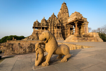 Kandariya Mahadeva Temple known as the Great God of the Cave, Khajuraho Group of Monuments, Madhya...