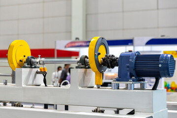 electric motor assembly with crankshaft puller plate and other equipment of spacial machine for...