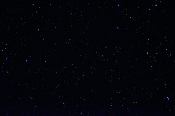 Space background on the desktop, screensaver. Night starry sky of the Northern hemisphere. Various cosmic bodies and constellations. The stars are like small bright lights.