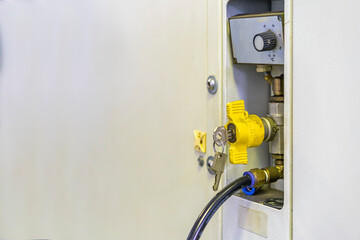 key pressure and  transmitter switch for control air compressor and temperature of industrial...
