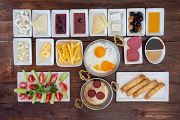 spreading breakfast - turkish breakfast
