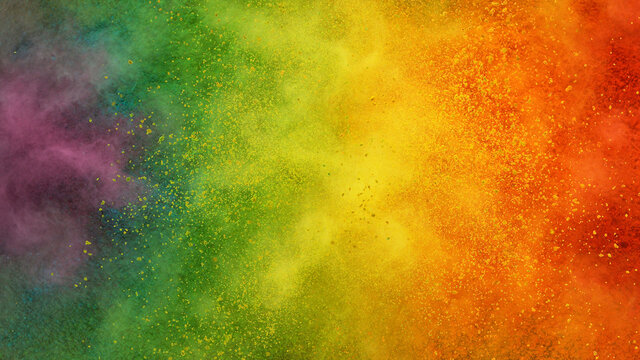 Abstract coloured powder explosion background © Jag_cz