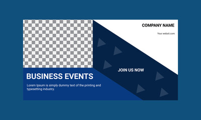 business event banner