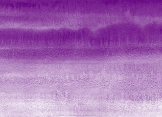 Fototapeta na wymiar Dark violet, plum purple watercolor hand drawn textured background with gradient artistic stains. Painted watercolour texture. Brush drawn aquarelle rectangle template for cards, banners, lettering.