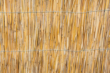 Natural background. A wattle or fence made of dry twigs