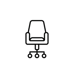 Office chair icon template