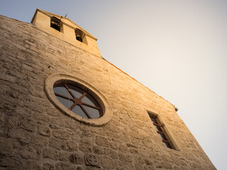 Belltower at Rab an croatian island