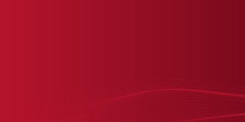 Red Curve Lines Abstract Background
