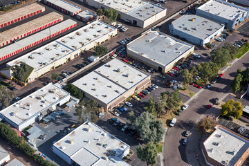 Medium to mid sized Industrial Buildings from above