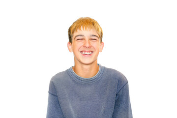 laughing teenager