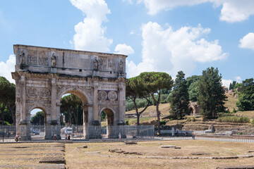 Costantine Triumph Arc, Rome, Lazio, Italy