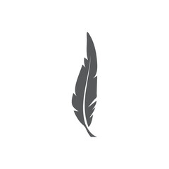 Obraz premium Feathers Logo Template vector symbol