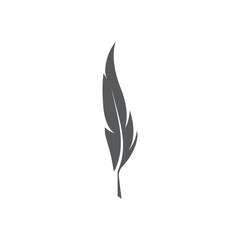 Obraz premium Feathers Logo Template vector symbol