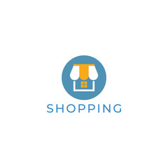 Online Shop logo designs template. Tag, Label, Store, Cart, Trolley.