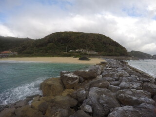 view of the coast of the sea
