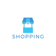 Online Shop logo designs template. Tag, Label, Store, Cart, Trolley.