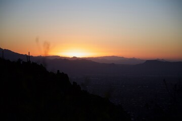 Fototapeta na wymiar Tucson Sunset