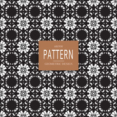 Seamless vector pattern. Background pattern in geometric ornamental style.