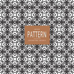 Seamless vector pattern. Background pattern in geometric ornamental style.