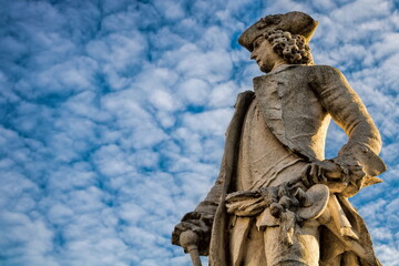 padua, italien - 19.03.2019 - alte statue am prato della valle