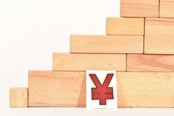 積木と円マーク