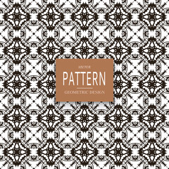 Seamless vector pattern. Background pattern in geometric ornamental style.