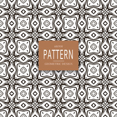 Obraz premium Seamless vector pattern. Background pattern in geometric ornamental style.