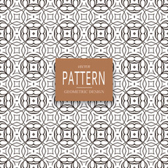 Seamless vector pattern. Background pattern in geometric ornamental style.