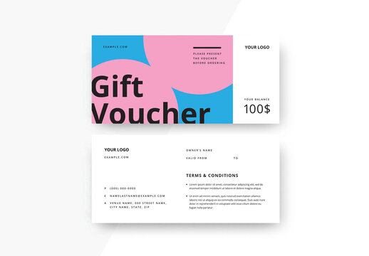 Abstract Gift Voucher
