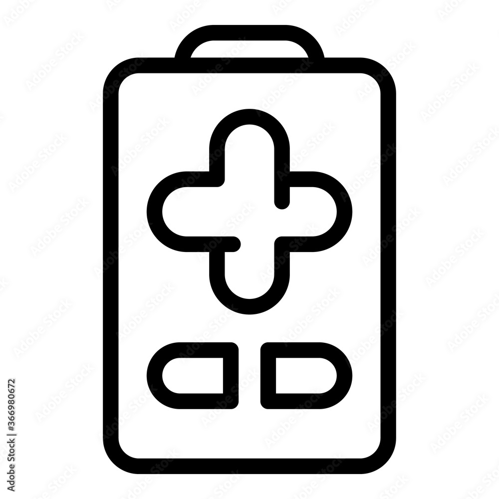 Aufkleber simple remote control icon. outline simple remote control vector icon for web design isolated on whi