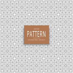 Seamless vector pattern. Background pattern in geometric ornamental style.