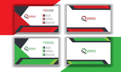 Vector Modern Creative and Clean Business Card Template