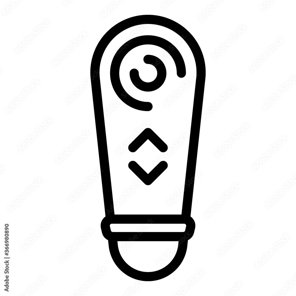 Poster tv remote control icon. outline tv remote control vector icon for web design isolated on white backg