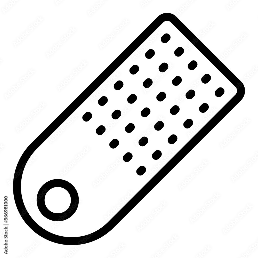Poster digital remote control icon. outline digital remote control vector icon for web design isolated on w