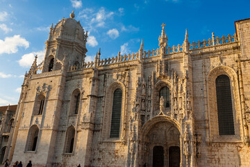 Fototapeta na wymiar Igreja Santa Maria de Belém (The Church of St. Mary of Belém), Belém, Lisbon, Portugal