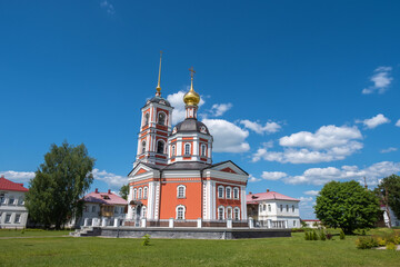 Fototapeta na wymiar Varnitsky Trinity-Sergius Monastery in the Yaroslavl Region, Rostov Veliky, Varnitsa settlement.