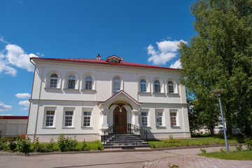 The building of the refectory in the Trinity-Sergius Varnitsky monastery, Yaroslavl region, Rostov the Great.