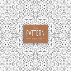 Seamless vector pattern. Background pattern in geometric ornamental style.