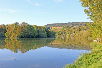 River Moselle at Millery in France	