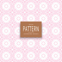 Geometric ornamental vector pattern. Seamless design.