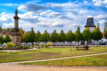 The war memorial in the park of Putbus