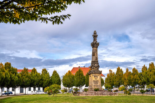 The war memorial in the park of Putbus