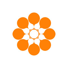 plant and flower logo design template