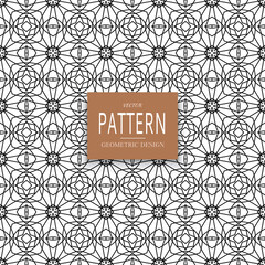 Geometric ornamental vector pattern. Seamless design.