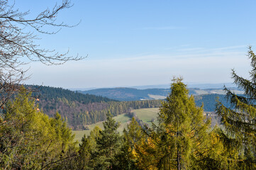 panoramic view of the mountains