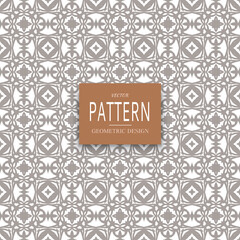 Geometric ornamental vector pattern. Seamless design.
