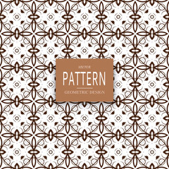 Geometric ornamental vector pattern. Seamless design.