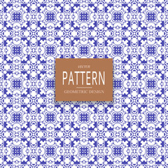 Geometric ornamental vector pattern. Seamless design.