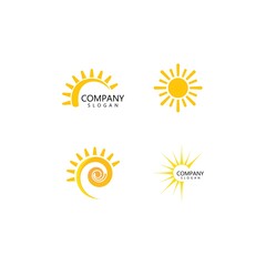 sun ilustration logo